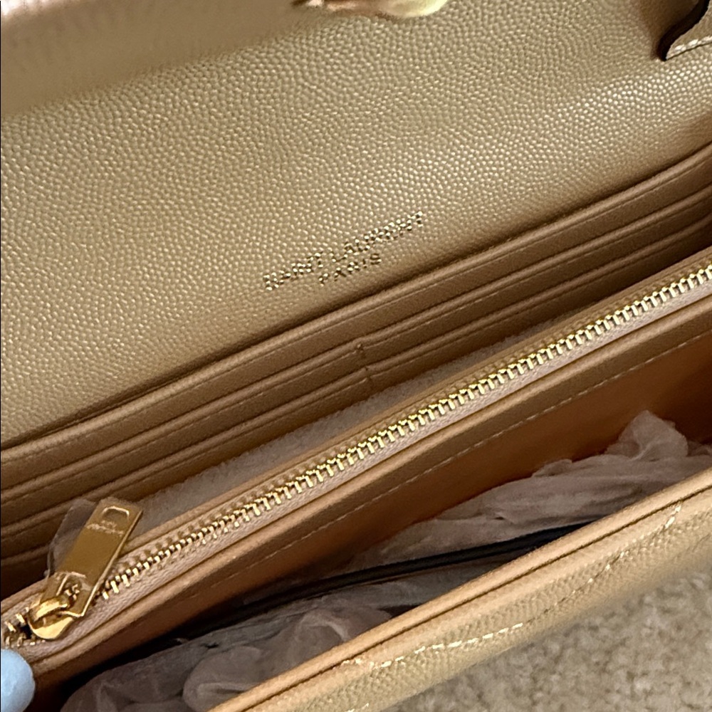 Design Crossbody Purses Copy Brand New 9X6 Light Brown - Picture 4 of 8